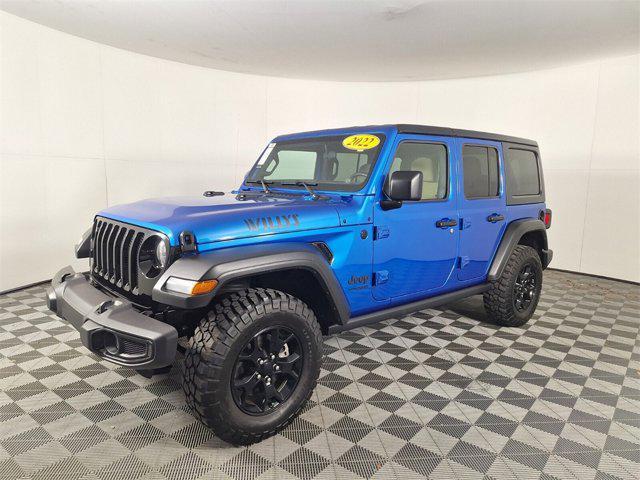 used 2022 Jeep Wrangler Unlimited car, priced at $34,693