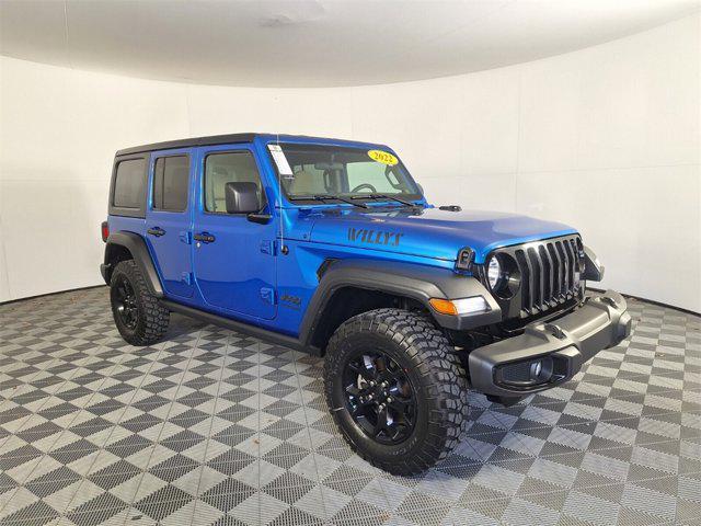 used 2022 Jeep Wrangler Unlimited car, priced at $34,693