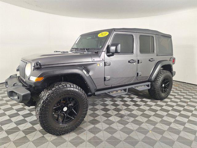 used 2021 Jeep Wrangler Unlimited car, priced at $28,029