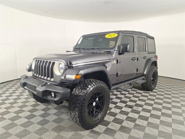 used 2021 Jeep Wrangler Unlimited car, priced at $28,029