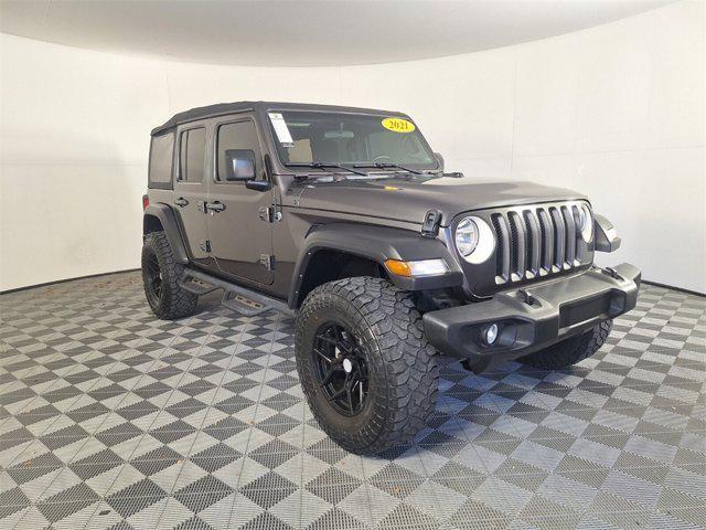 used 2021 Jeep Wrangler Unlimited car, priced at $28,029