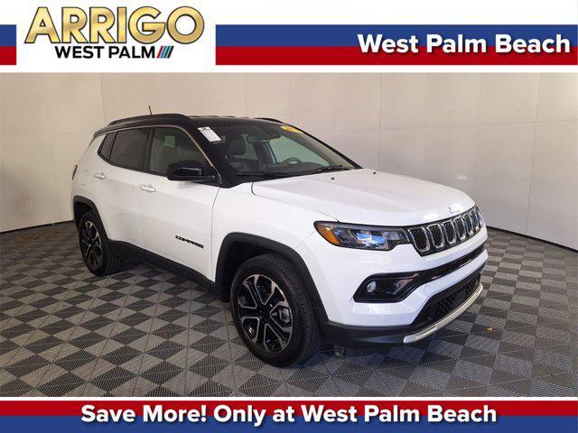 used 2023 Jeep Compass car, priced at $26,500