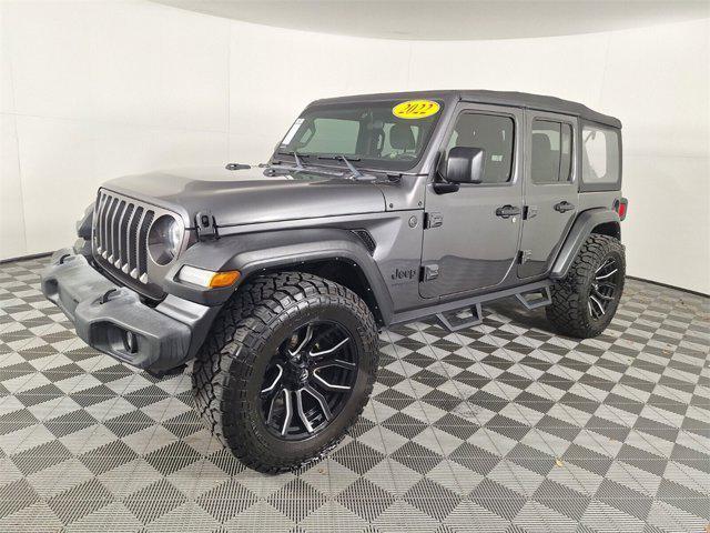 used 2022 Jeep Wrangler Unlimited car, priced at $27,045