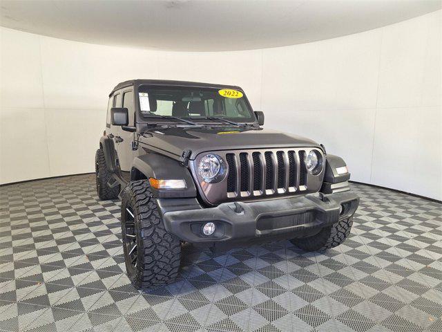 used 2022 Jeep Wrangler Unlimited car, priced at $27,045