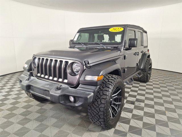 used 2022 Jeep Wrangler Unlimited car, priced at $27,045