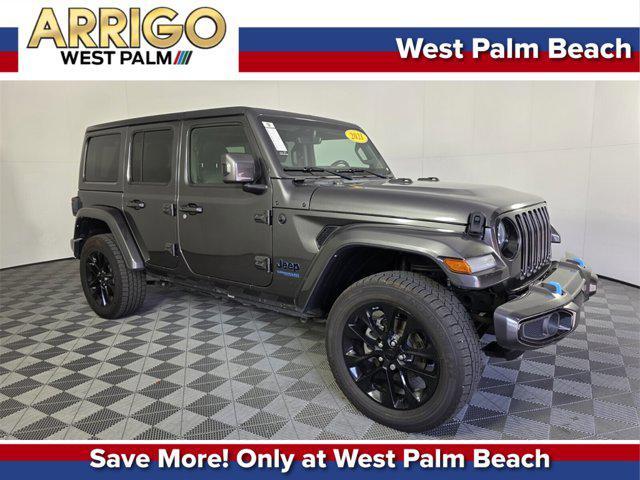 used 2021 Jeep Wrangler Unlimited 4xe car, priced at $29,578