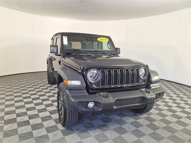 used 2024 Jeep Wrangler car, priced at $33,400