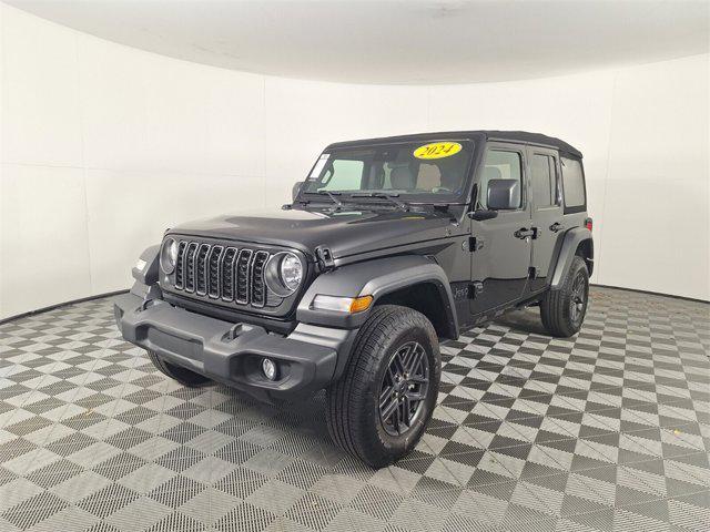 used 2024 Jeep Wrangler car, priced at $33,400