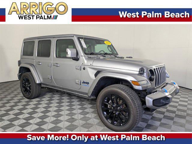 used 2021 Jeep Wrangler Unlimited 4xe car, priced at $29,688
