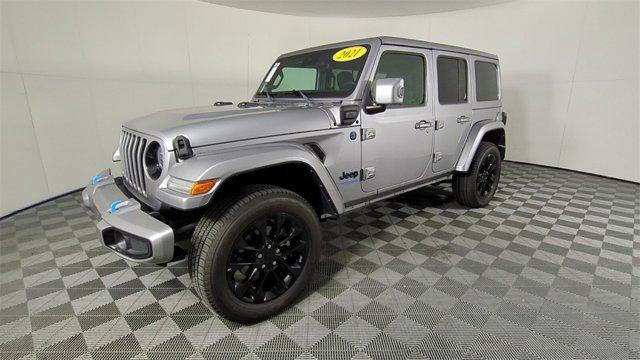 used 2021 Jeep Wrangler Unlimited 4xe car, priced at $29,688