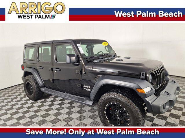 used 2018 Jeep Wrangler Unlimited car, priced at $23,086