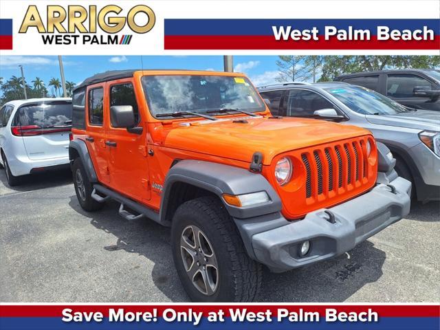 used 2018 Jeep Wrangler Unlimited car, priced at $24,720