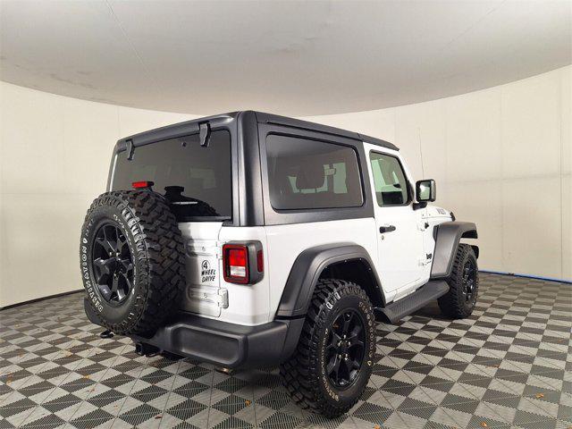 used 2021 Jeep Wrangler car, priced at $27,493