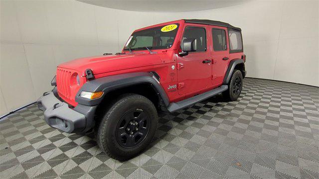 used 2021 Jeep Wrangler Unlimited car, priced at $21,888