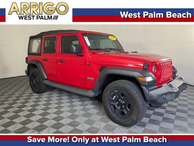 used 2021 Jeep Wrangler Unlimited car, priced at $21,988