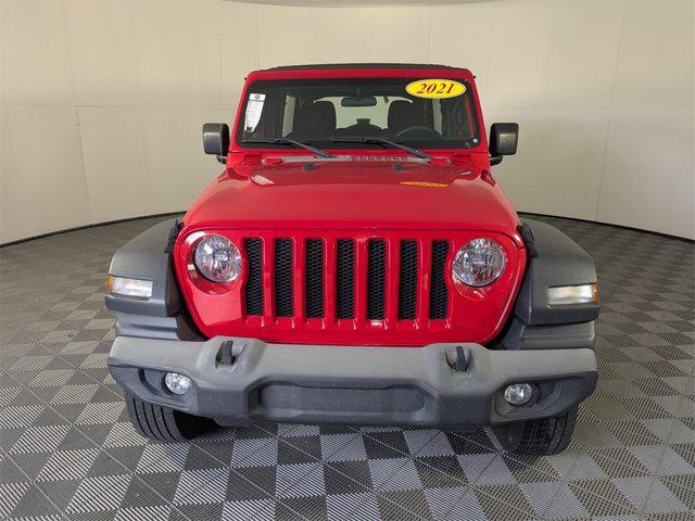 used 2021 Jeep Wrangler Unlimited car, priced at $21,888