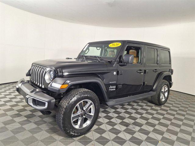 used 2020 Jeep Wrangler Unlimited car, priced at $27,388