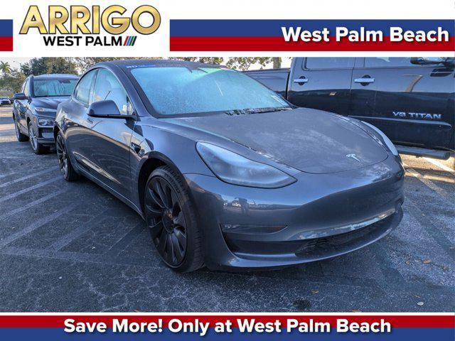used 2023 Tesla Model 3 car, priced at $27,888