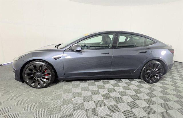 used 2023 Tesla Model 3 car, priced at $27,888