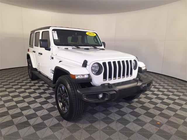 used 2021 Jeep Wrangler Unlimited car, priced at $29,312