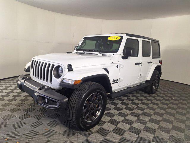 used 2021 Jeep Wrangler Unlimited car, priced at $29,312