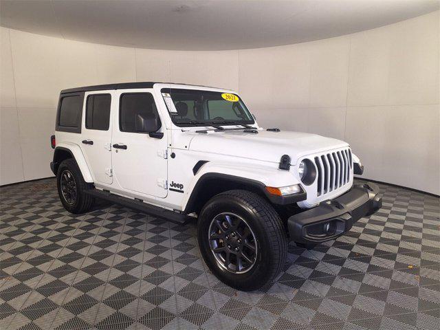 used 2021 Jeep Wrangler Unlimited car, priced at $29,312