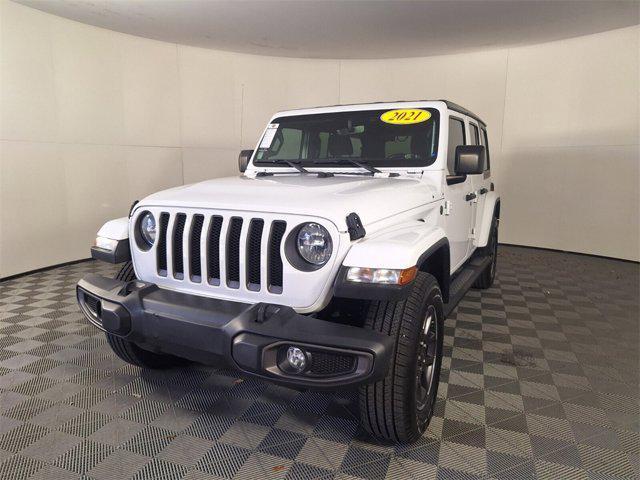 used 2021 Jeep Wrangler Unlimited car, priced at $29,312