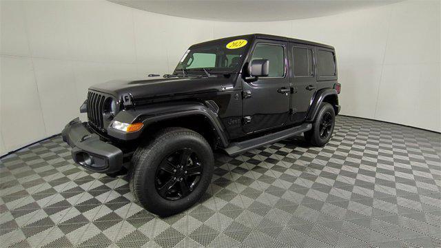 used 2021 Jeep Wrangler Unlimited car, priced at $35,000