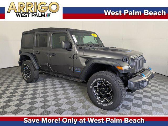 used 2022 Jeep Wrangler Unlimited 4xe car, priced at $31,988