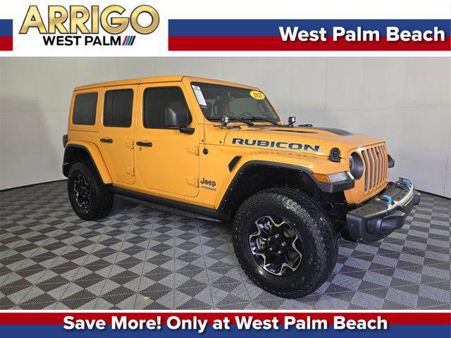 used 2021 Jeep Wrangler Unlimited 4xe car, priced at $33,253
