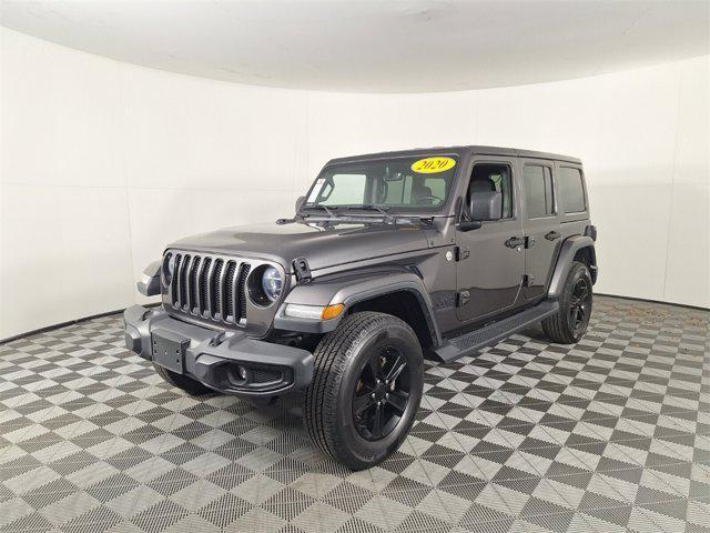 used 2020 Jeep Wrangler Unlimited car, priced at $33,365