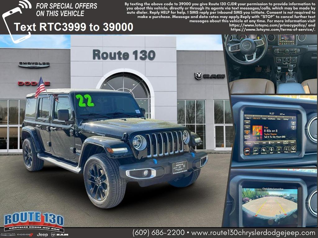used 2022 Jeep Wrangler Unlimited 4xe car, priced at $31,595