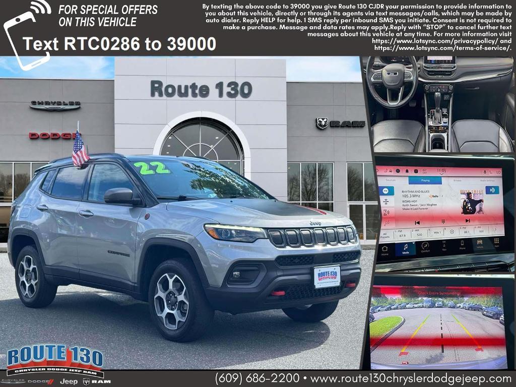 used 2022 Jeep Compass car, priced at $23,651