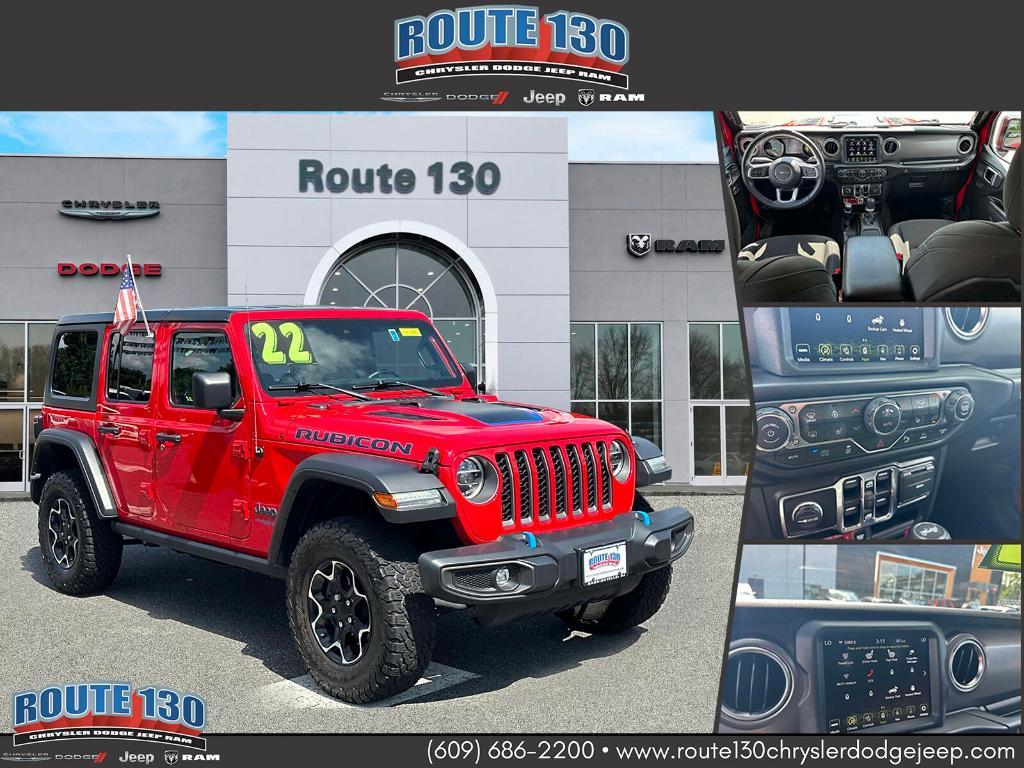 used 2022 Jeep Wrangler Unlimited 4xe car, priced at $34,995