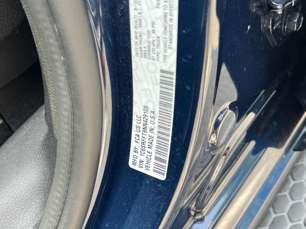 used 2022 Ram 1500 car, priced at $39,795