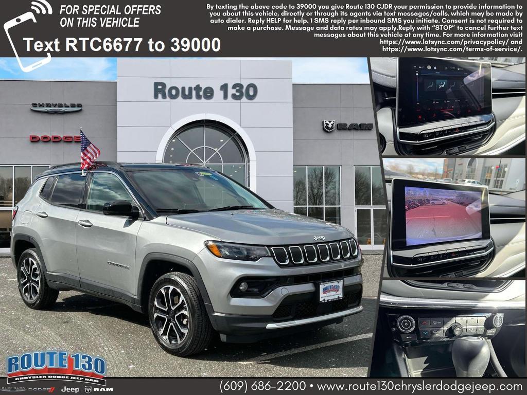 used 2022 Jeep Compass car, priced at $24,395