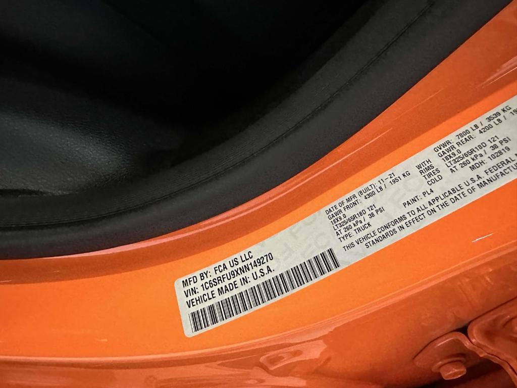 used 2022 Ram 1500 car, priced at $75,695