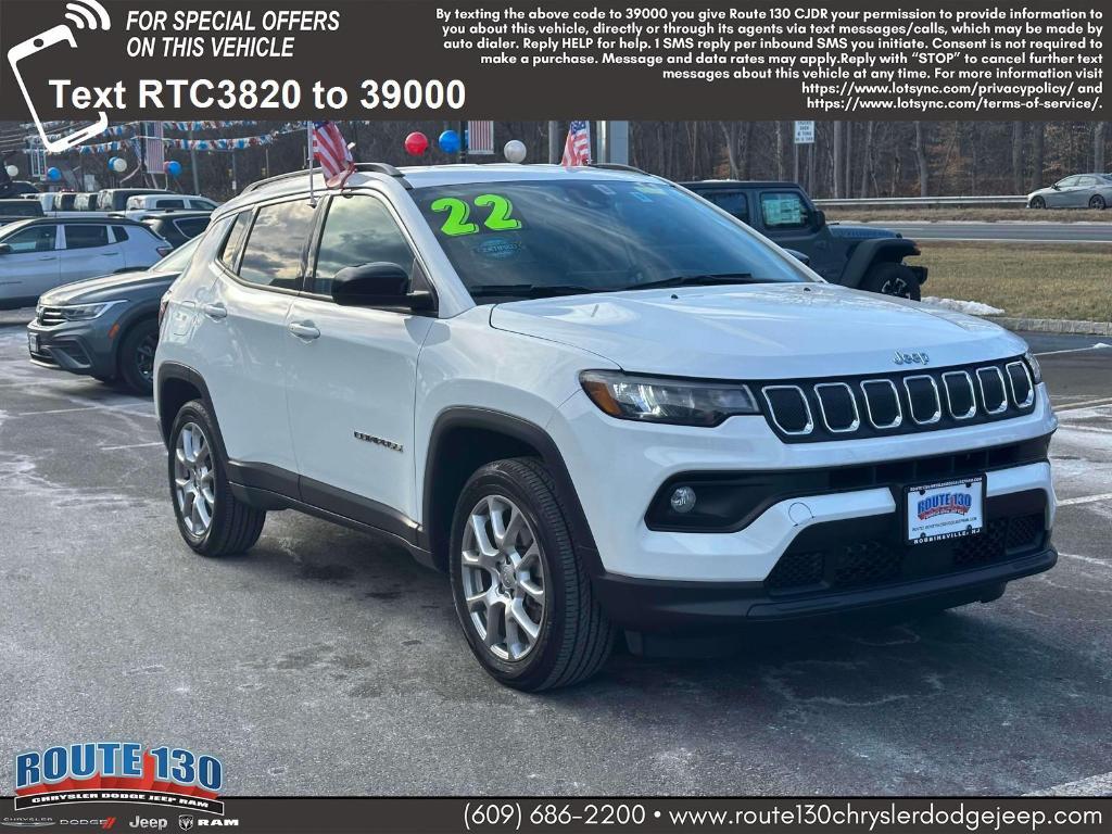 used 2022 Jeep Compass car, priced at $21,295