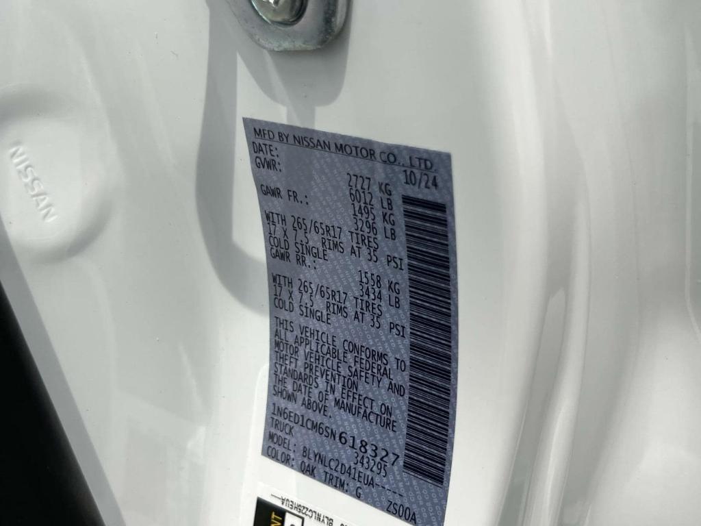 used 2025 Nissan Frontier car, priced at $30,995