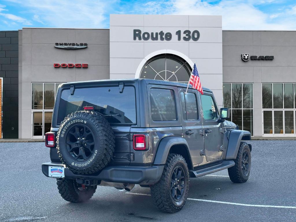 used 2021 Jeep Wrangler Unlimited car, priced at $25,995