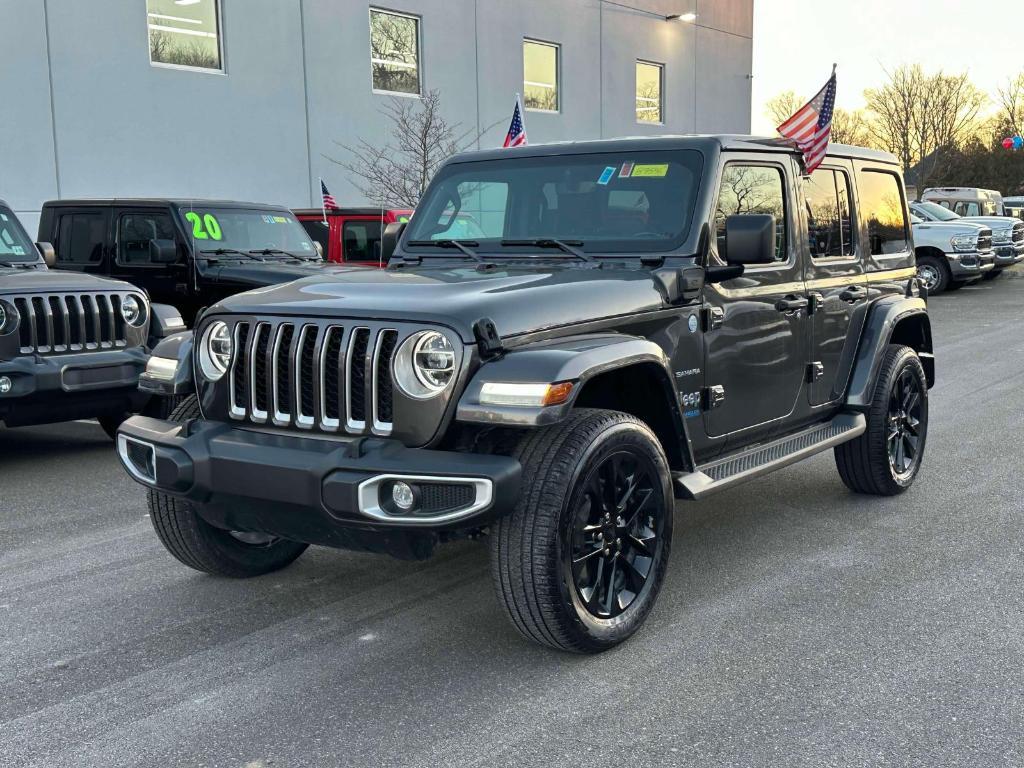 used 2021 Jeep Wrangler Unlimited 4xe car, priced at $28,595