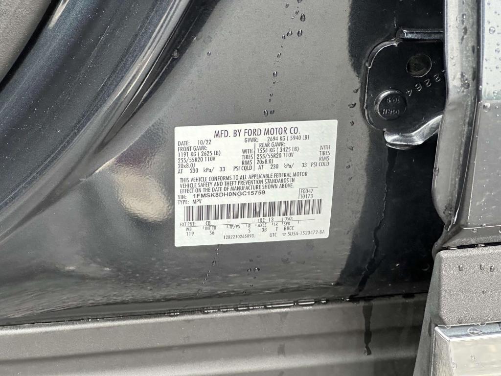 used 2022 Ford Explorer car, priced at $31,995