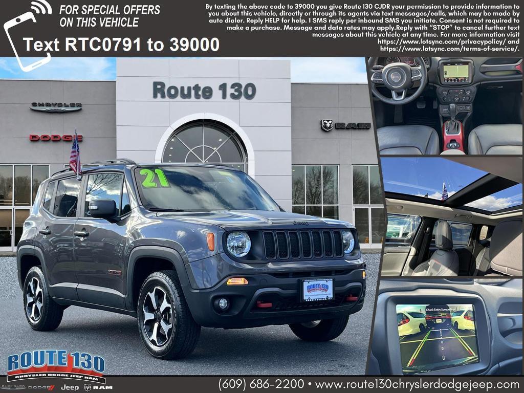 used 2021 Jeep Renegade car, priced at $20,495