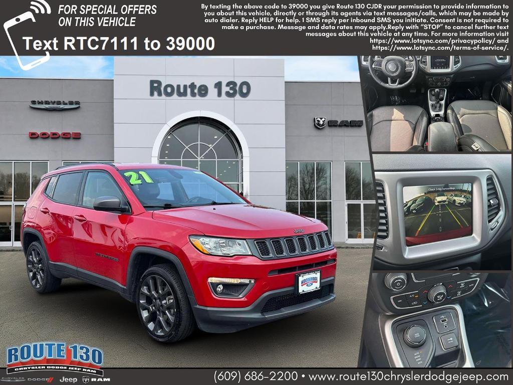 used 2021 Jeep Compass car, priced at $19,495