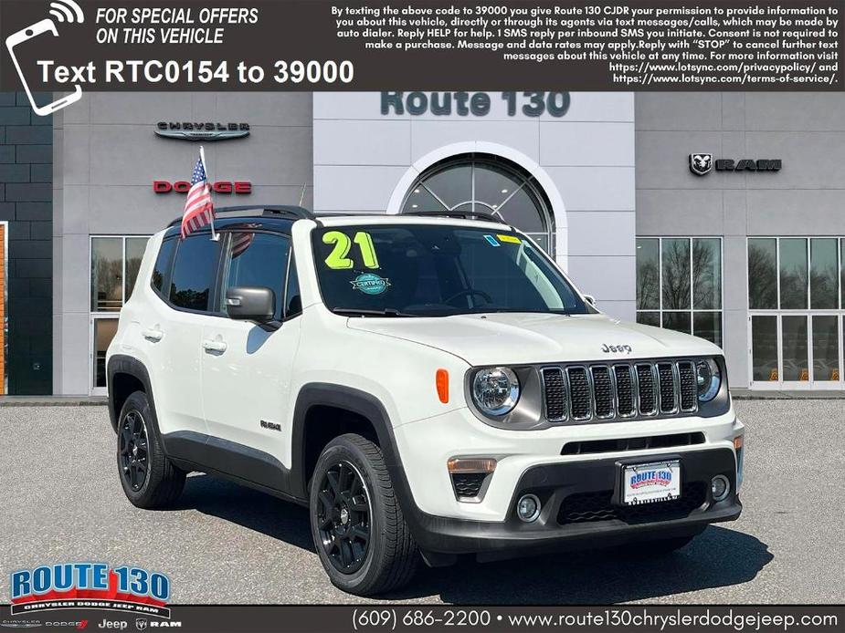 used 2021 Jeep Renegade car, priced at $19,595