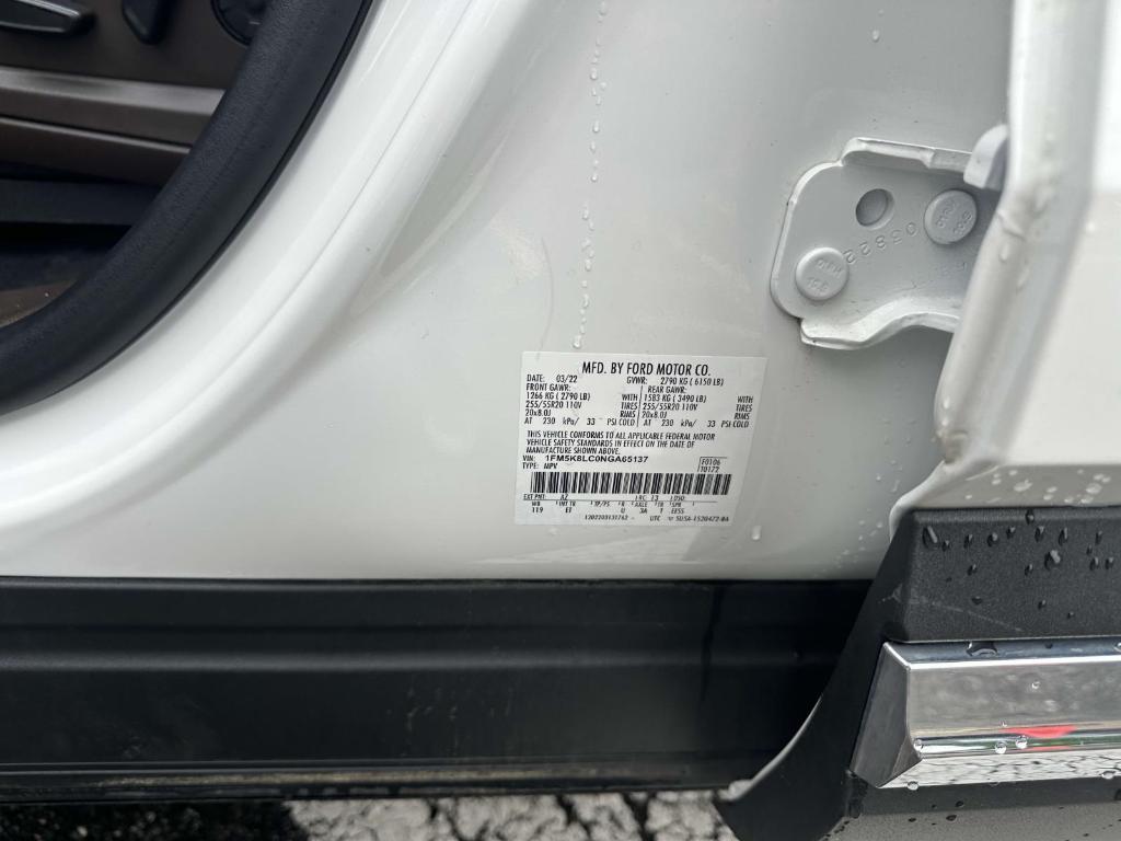 used 2022 Ford Explorer car, priced at $37,695