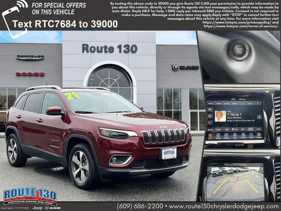 used 2021 Jeep Cherokee car, priced at $24,395