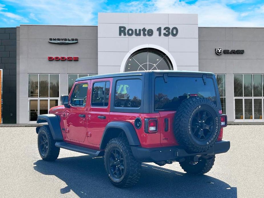 used 2021 Jeep Wrangler Unlimited car, priced at $32,479