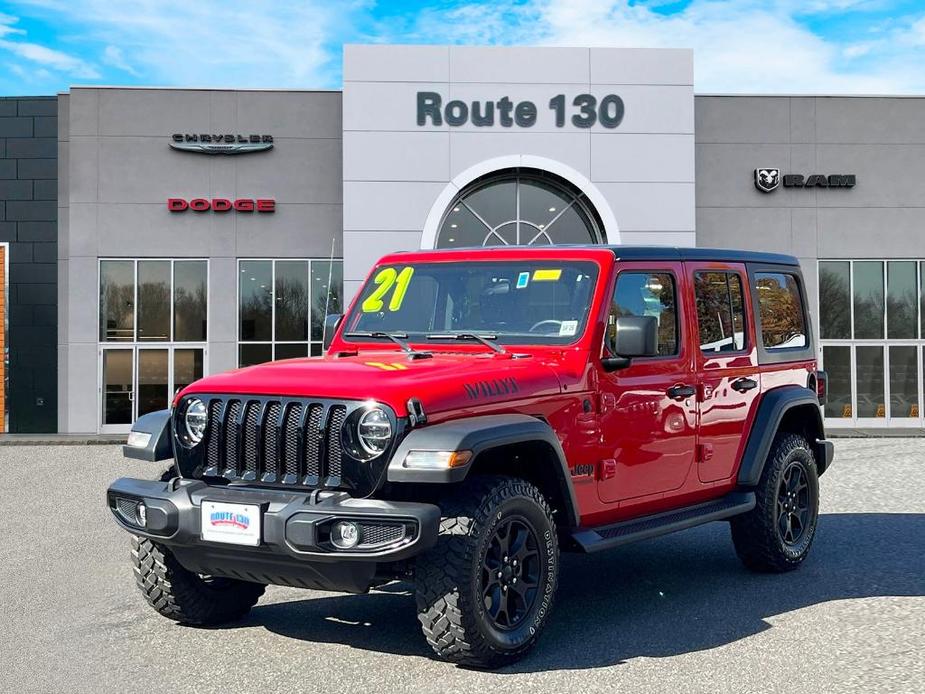 used 2021 Jeep Wrangler Unlimited car, priced at $32,479