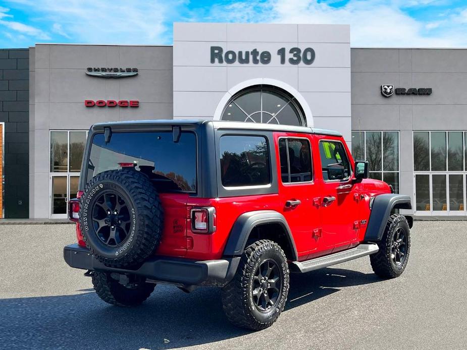 used 2021 Jeep Wrangler Unlimited car, priced at $32,479